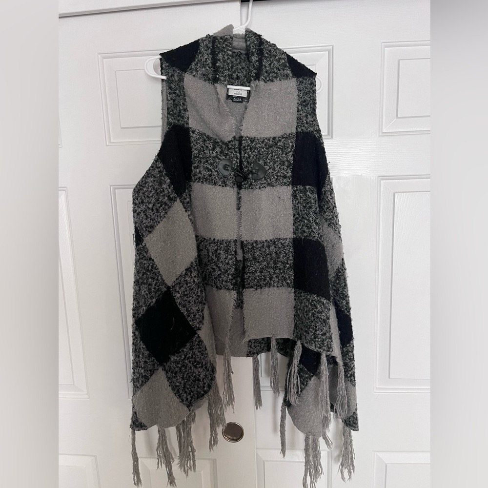 Soft winter shawl